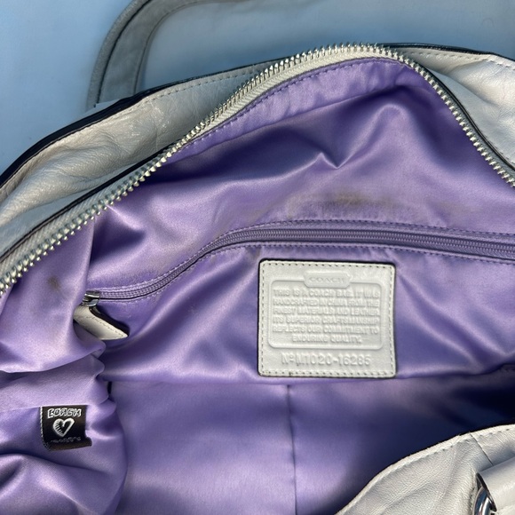 Coach Legacy Poppy Leather Rocker Purse in Ivory - Picture 7 of 8